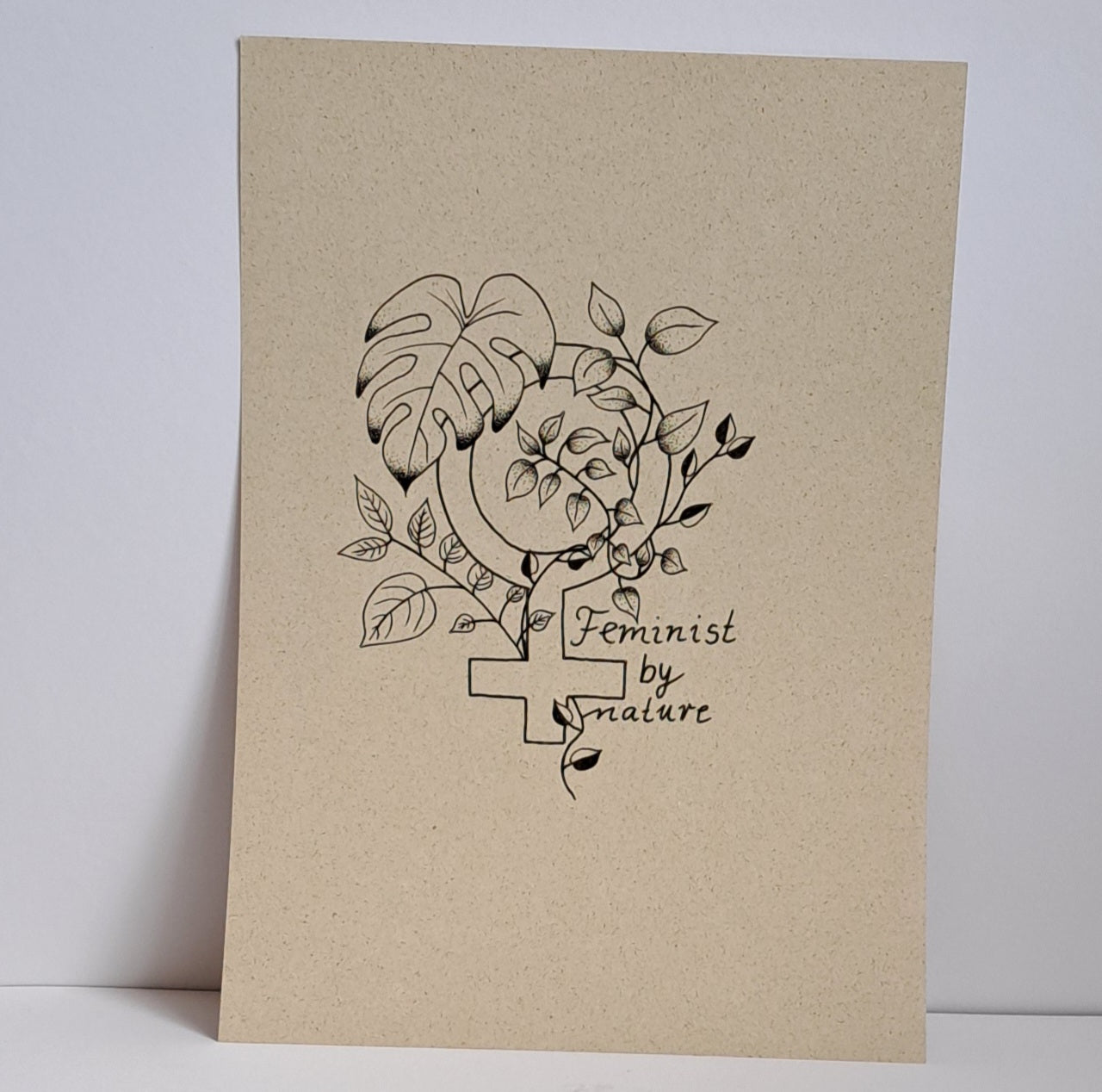 A4 Print "Feminist by nature"