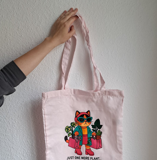 Jutebeutel "Just one more plant..."