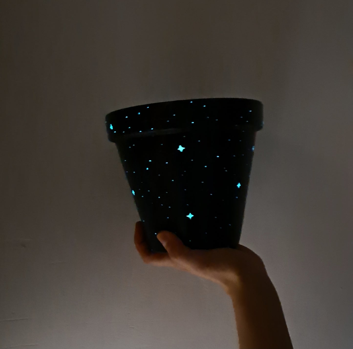 Glow in the dark Topf - Sternenhimmel