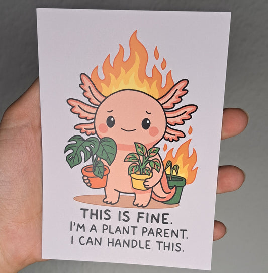 A6 Print "This is fine."