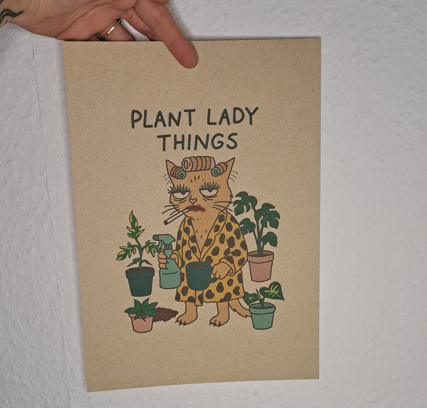 A4 Print "Plant Lady"