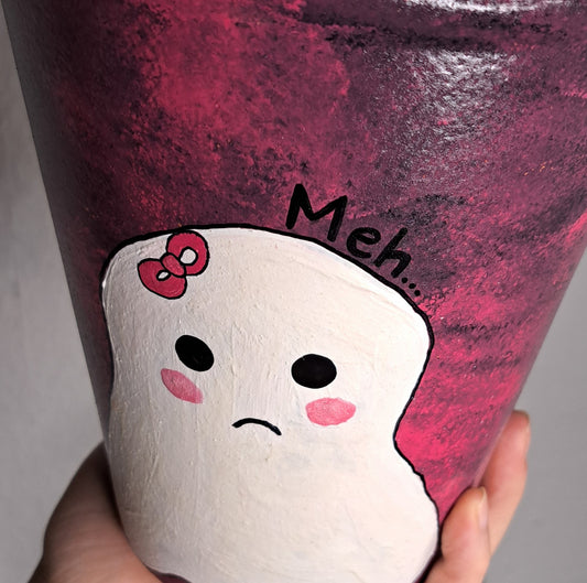 Glow in the Dark Topf "cute ghost"