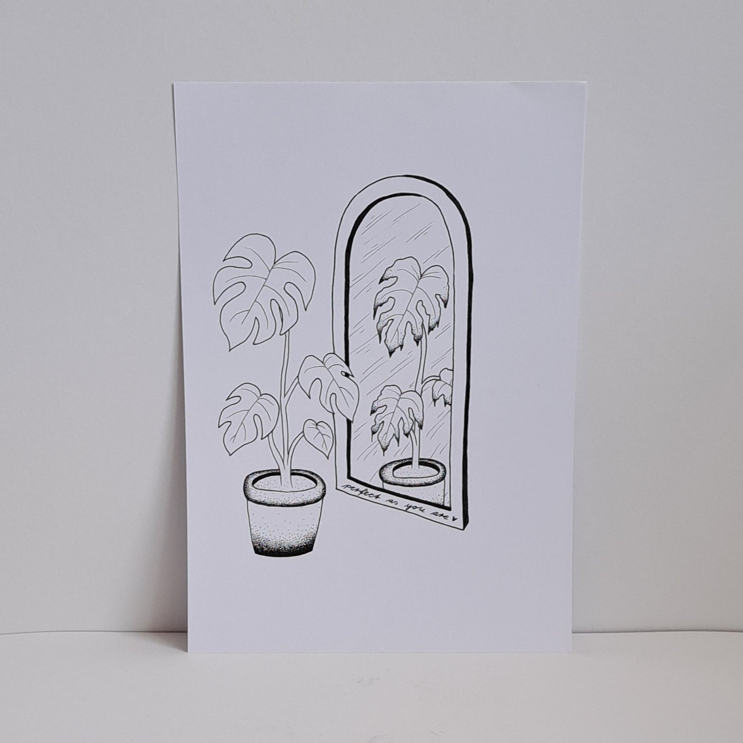 A4 Print "perfect as you are"