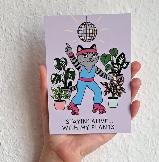 A6 Print "Stayin´alive..."