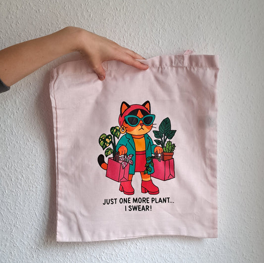 Jutebeutel "Just one more plant..."