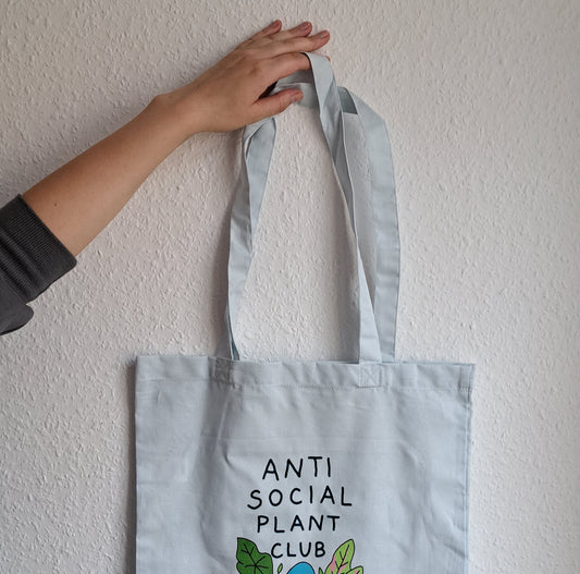 Jutebeutel "Anti social plant club"