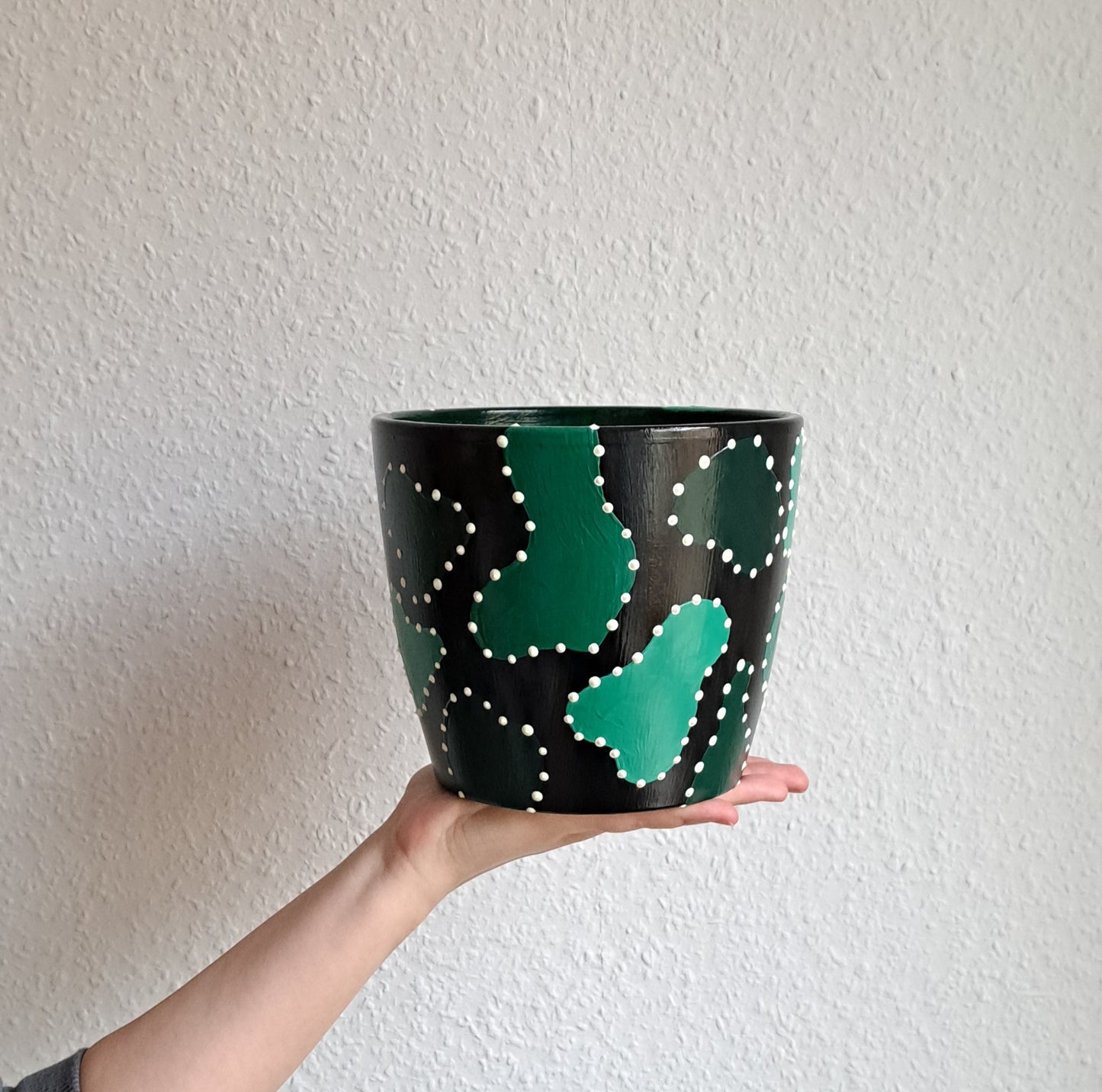 Glow in the dark Topf - Kuhflecken