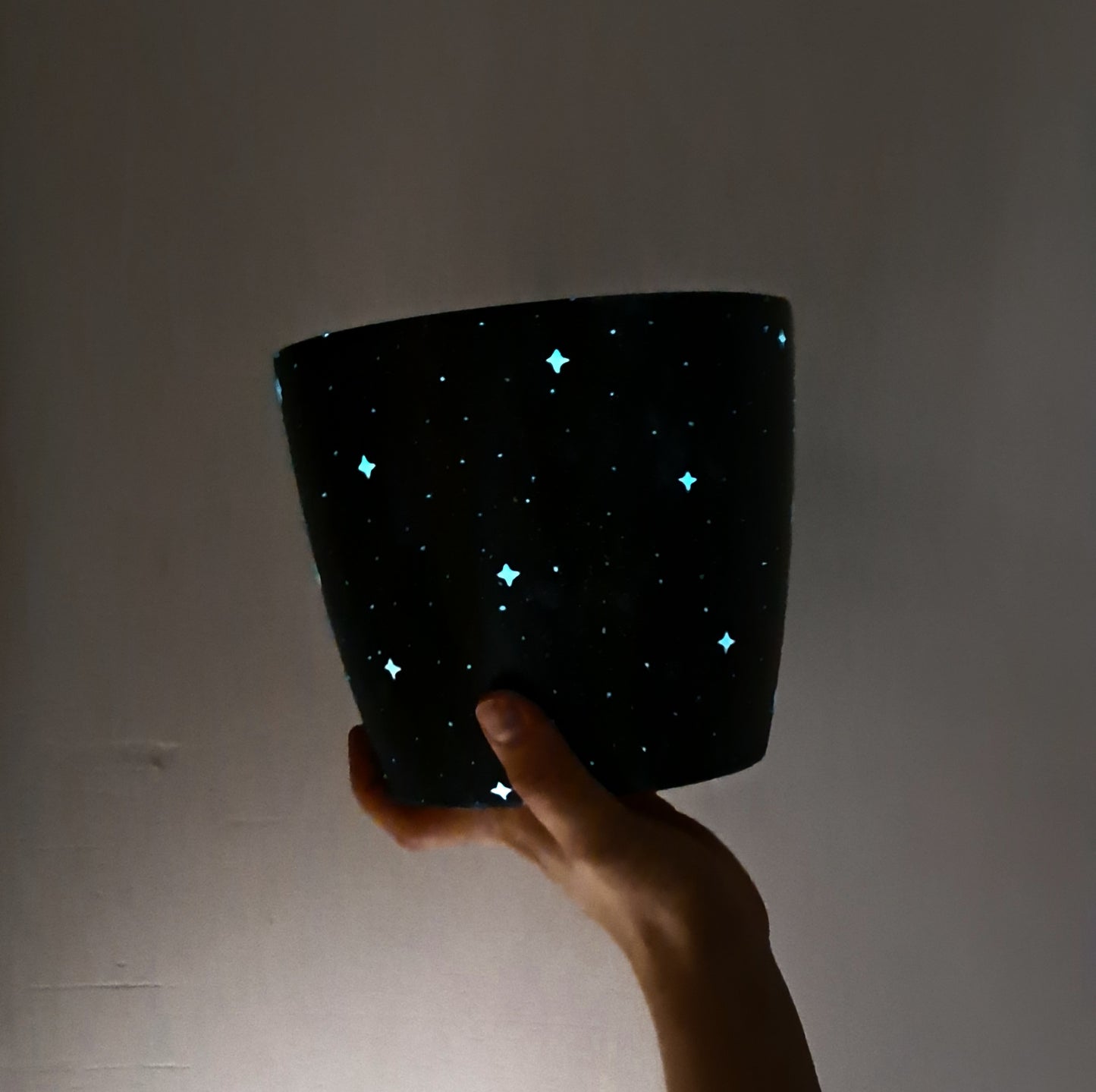 Glow in the dark Topf - Sternenhimmel