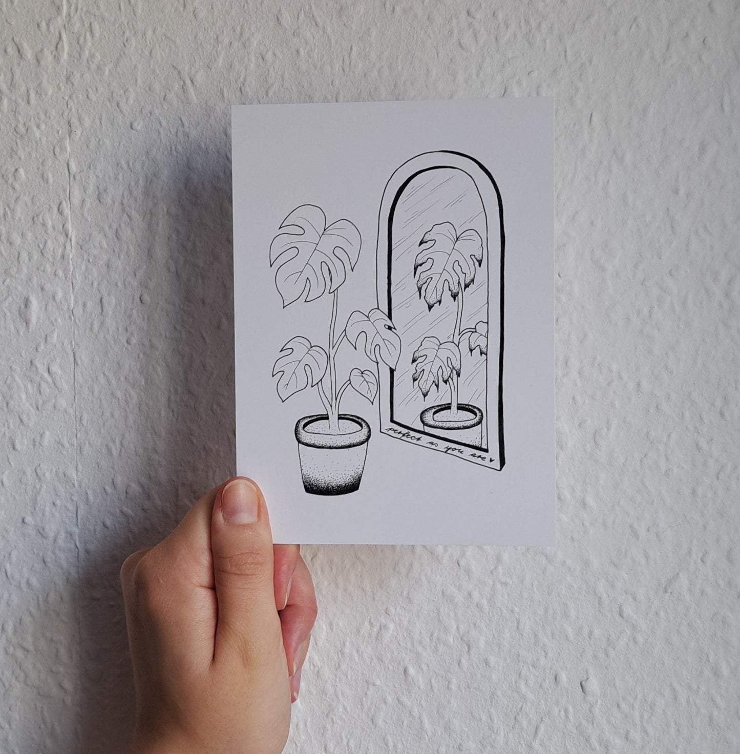 A6 Print "perfect as you are"