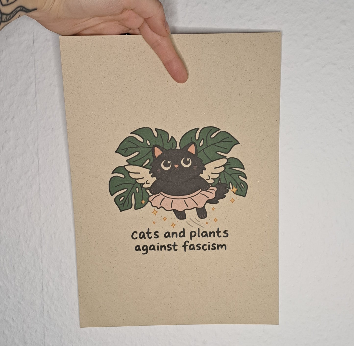 A4 Print "against fascism"