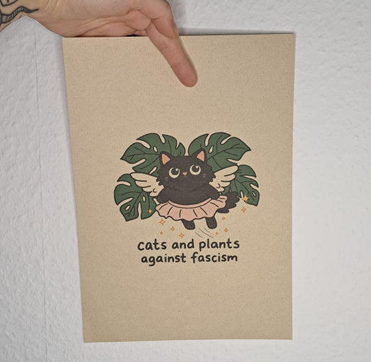 A4 Print "against fascism"