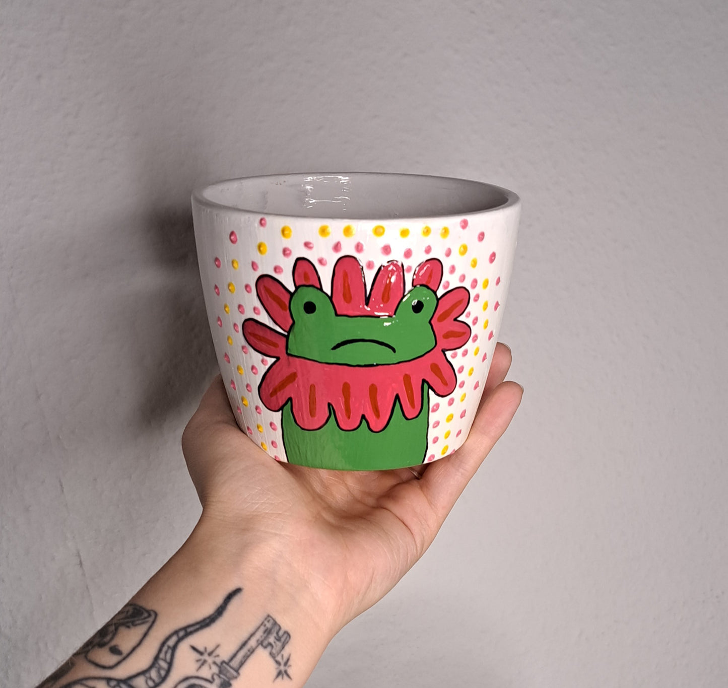 Glow in the dark Topf "froggy"