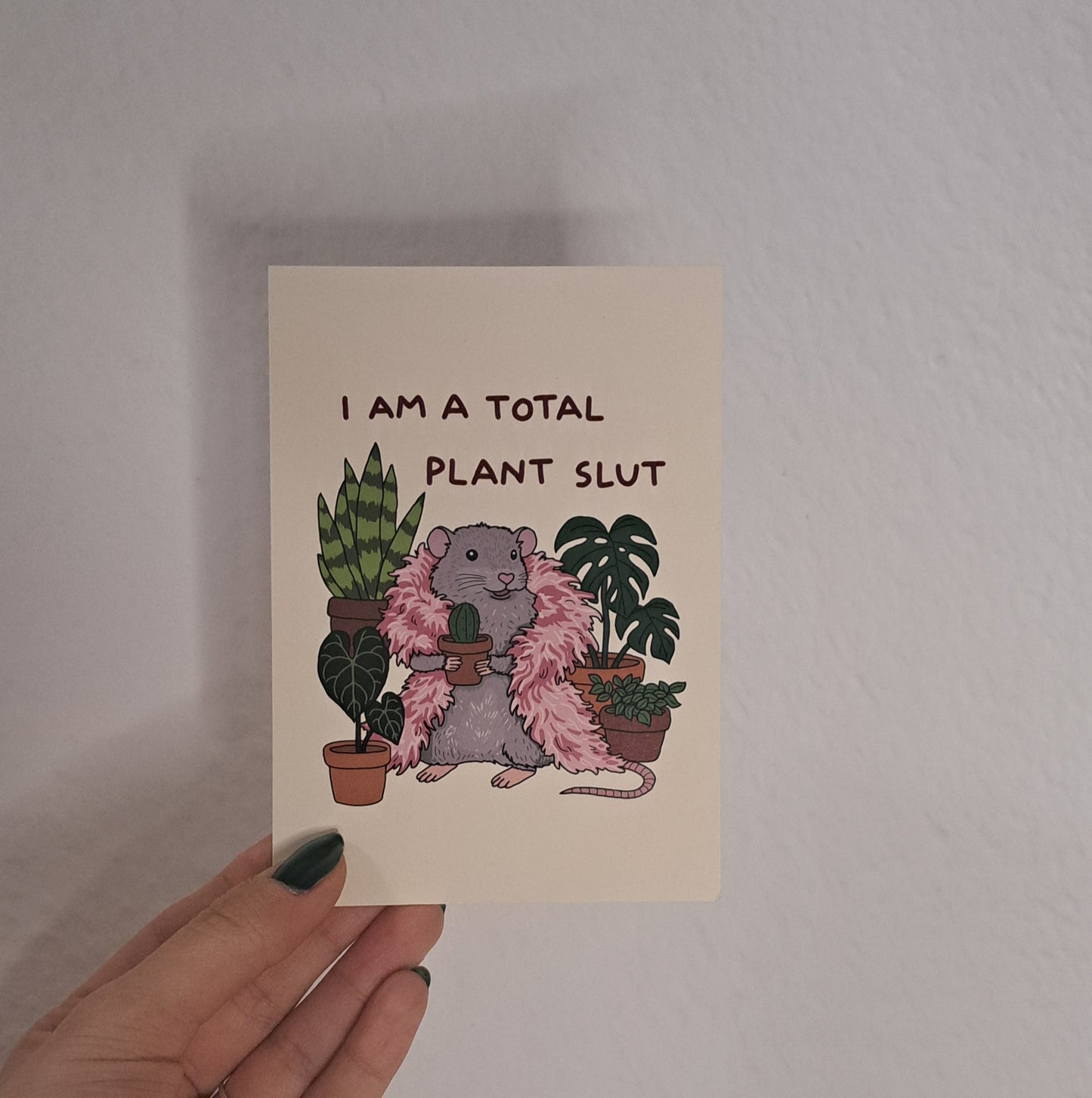 A6 Print "Plant slut"