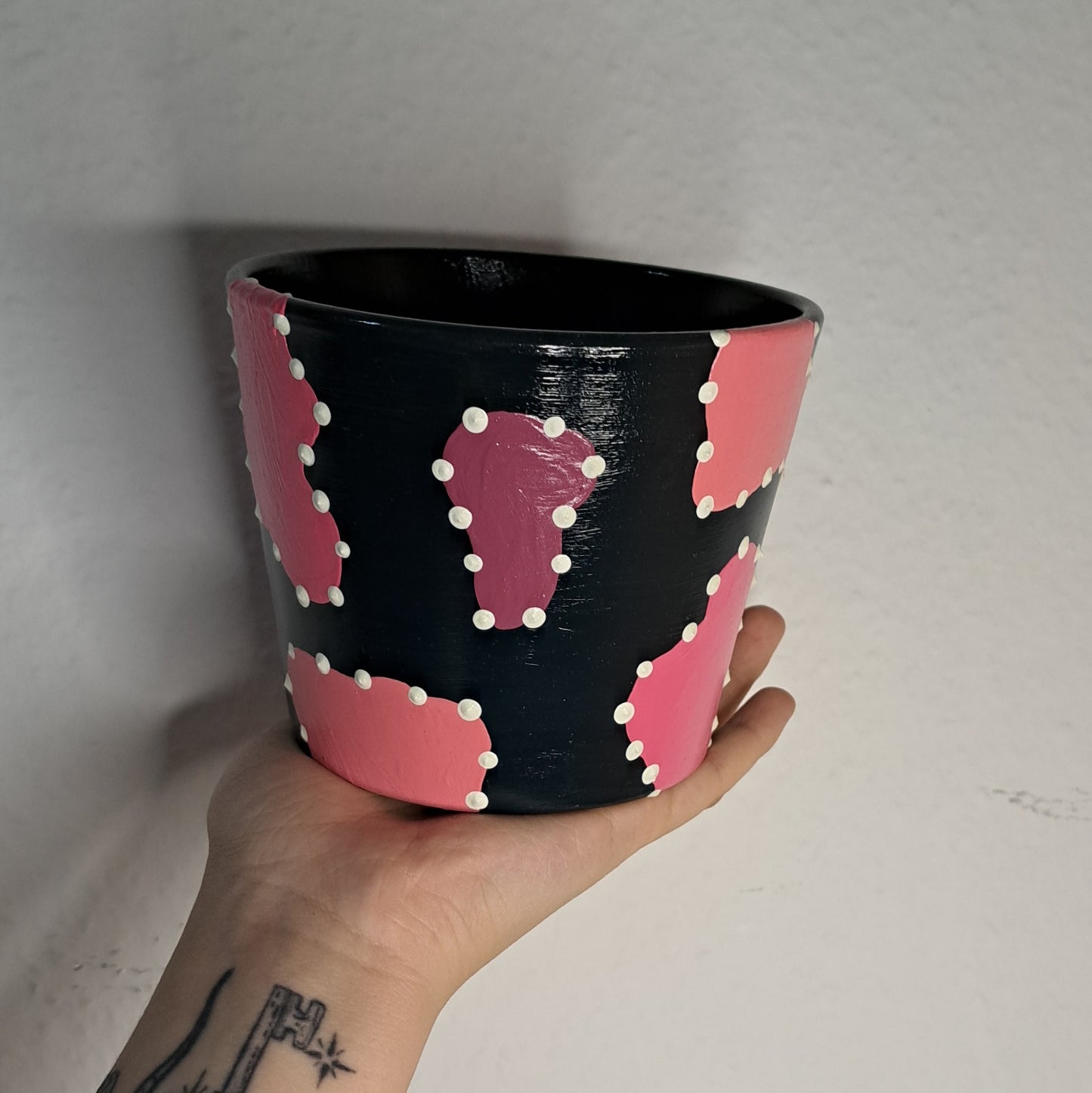 Glow in the dark Topf "Moo Pattern"