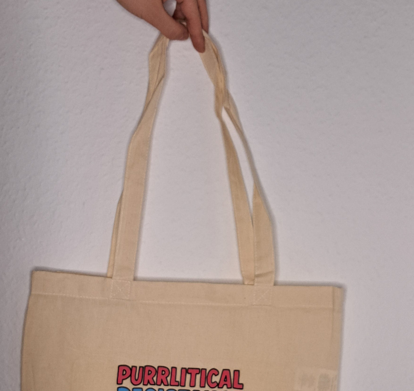 Jutebeutel "Purrlitical"