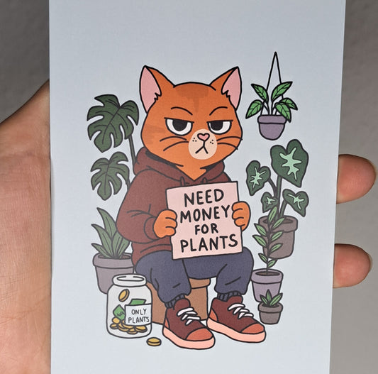 A6 Print "Need money"