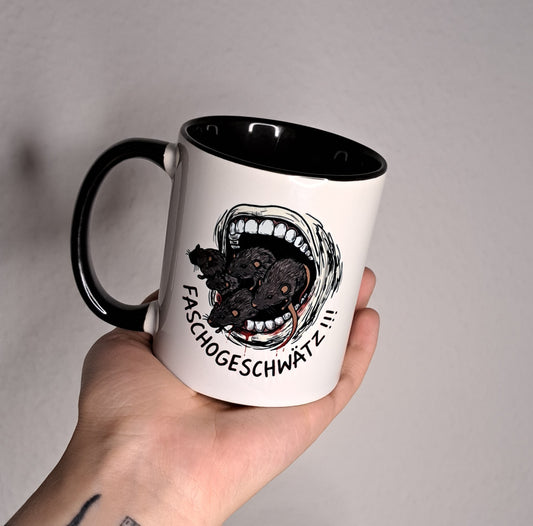 Keramiktasse "Faschogeschwätz"