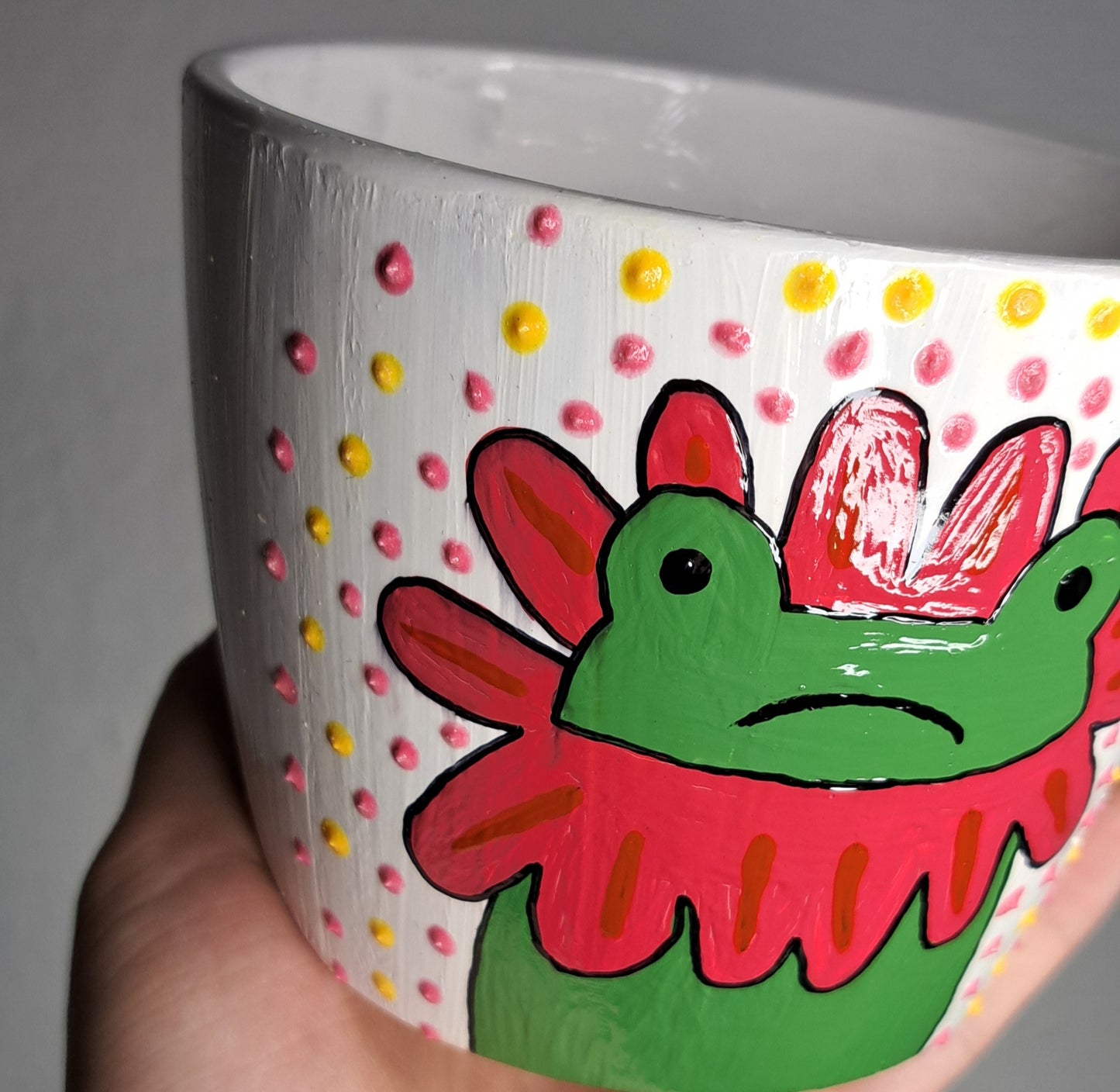 Glow in the dark Topf "froggy"