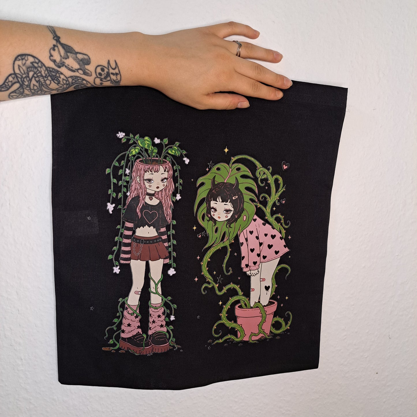 Jutebeutel "PlantGirls"