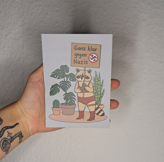 A6 Print "gegen Nazis"