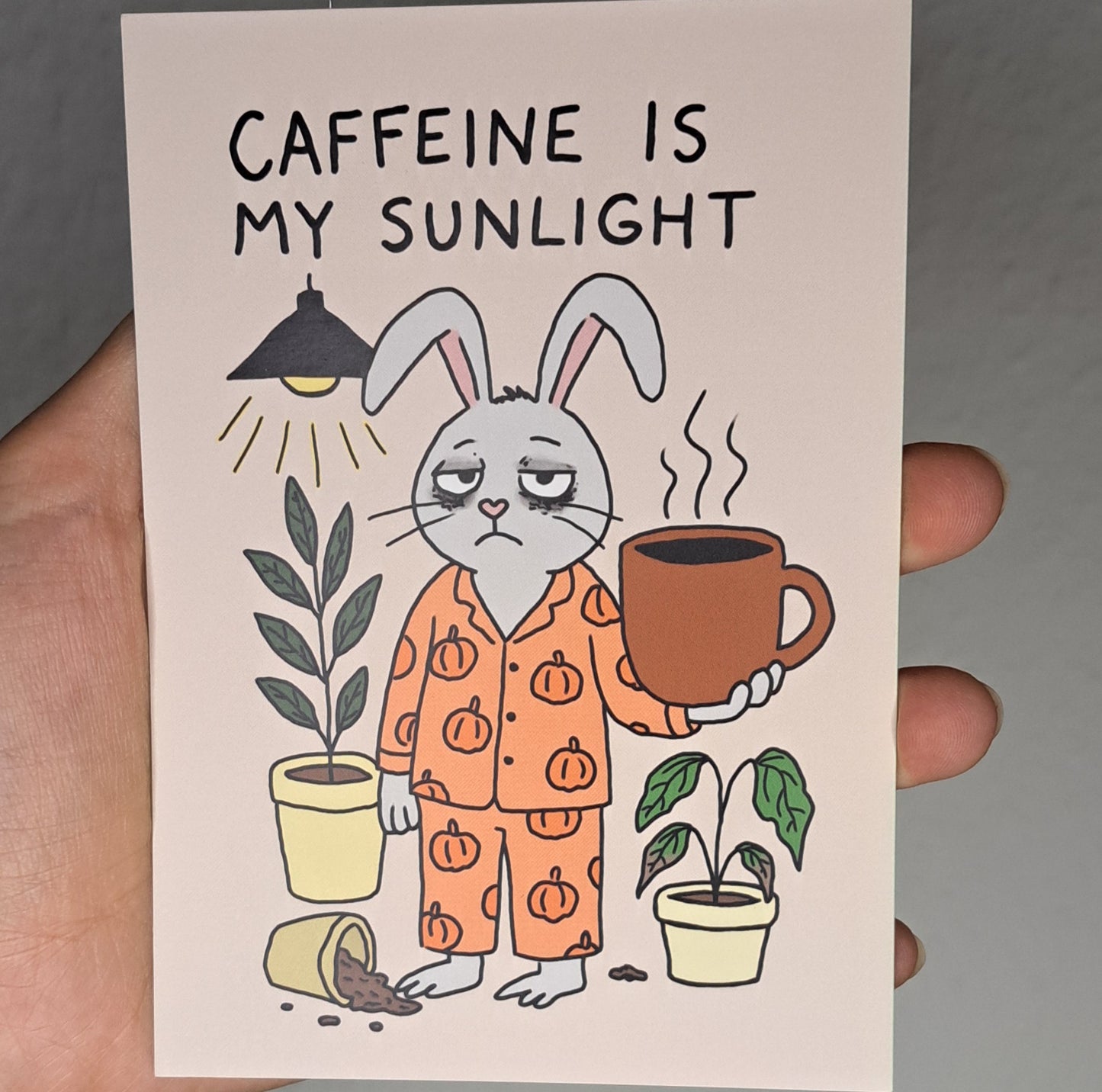 A6 Print "caffeine"