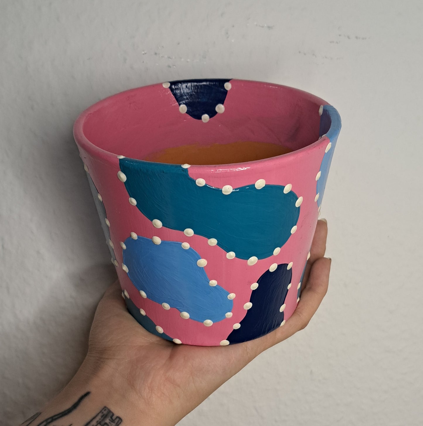 Glow in the dark Topf "Moo Pattern"