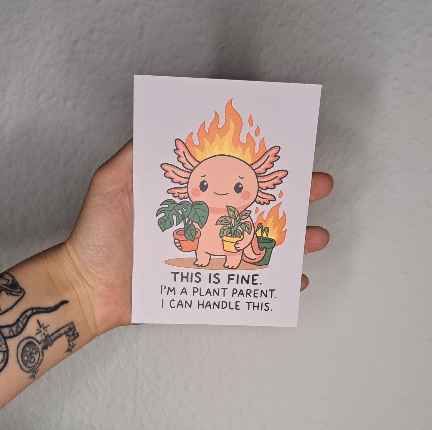 A6 Print "This is fine."