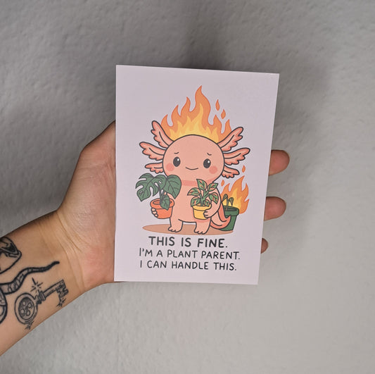 A6 Print "This is fine."