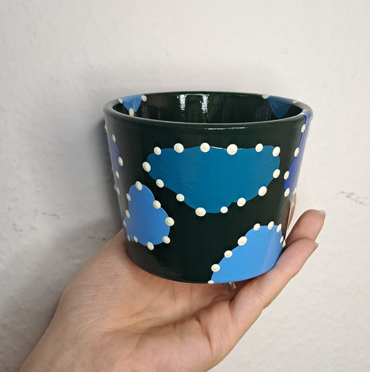 Glow in the dark Topf "Moo Pattern"