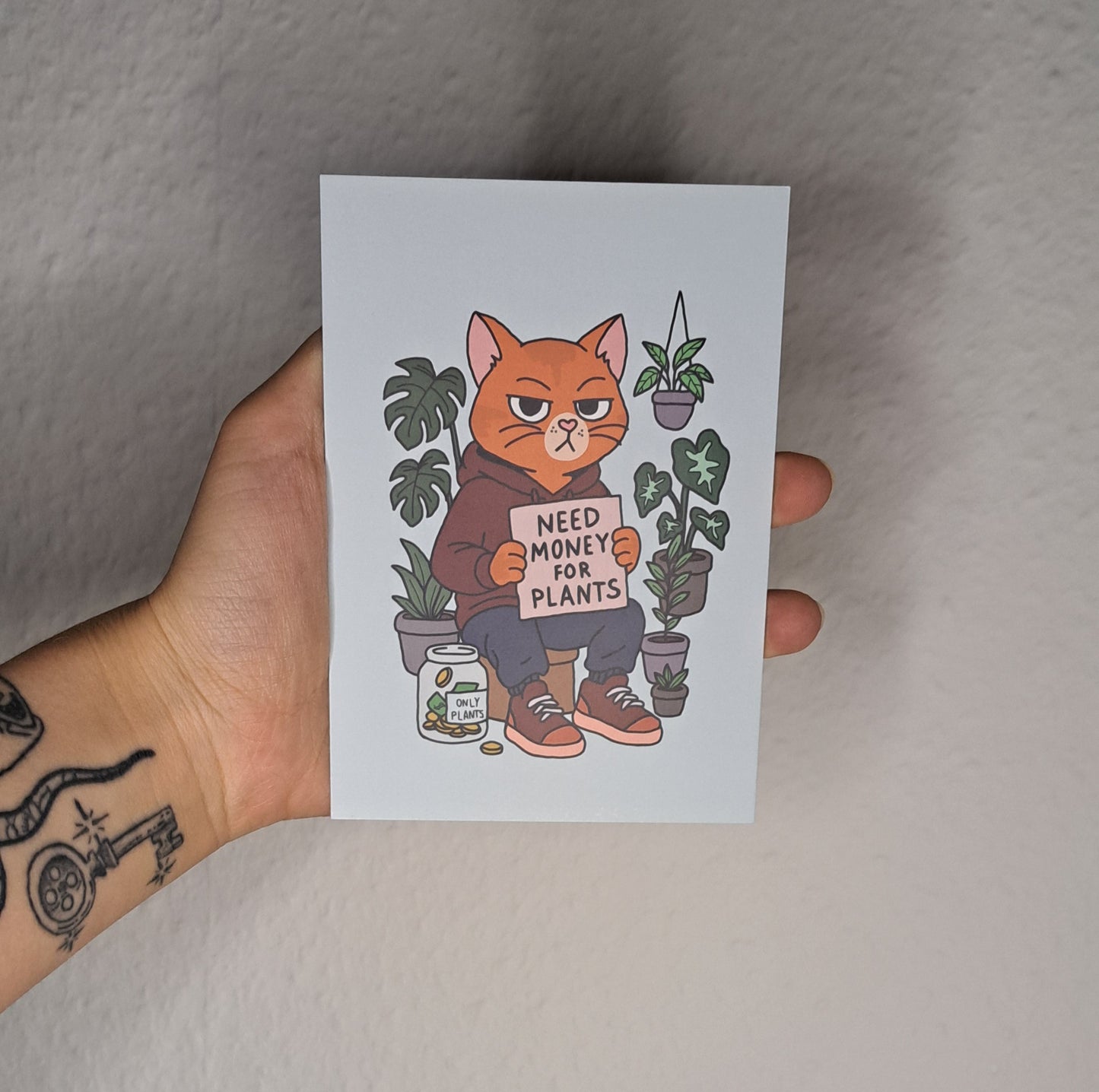 A6 Print "Need money"