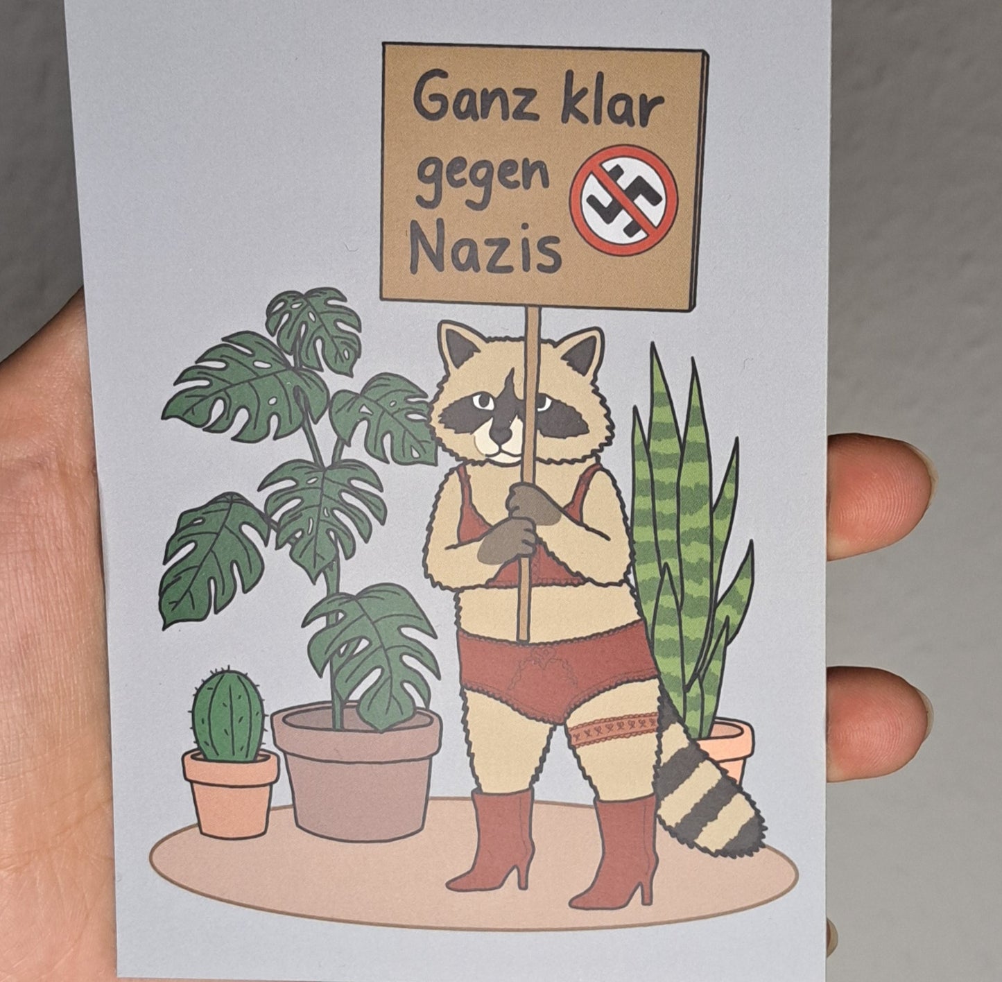 A6 Print "gegen Nazis"
